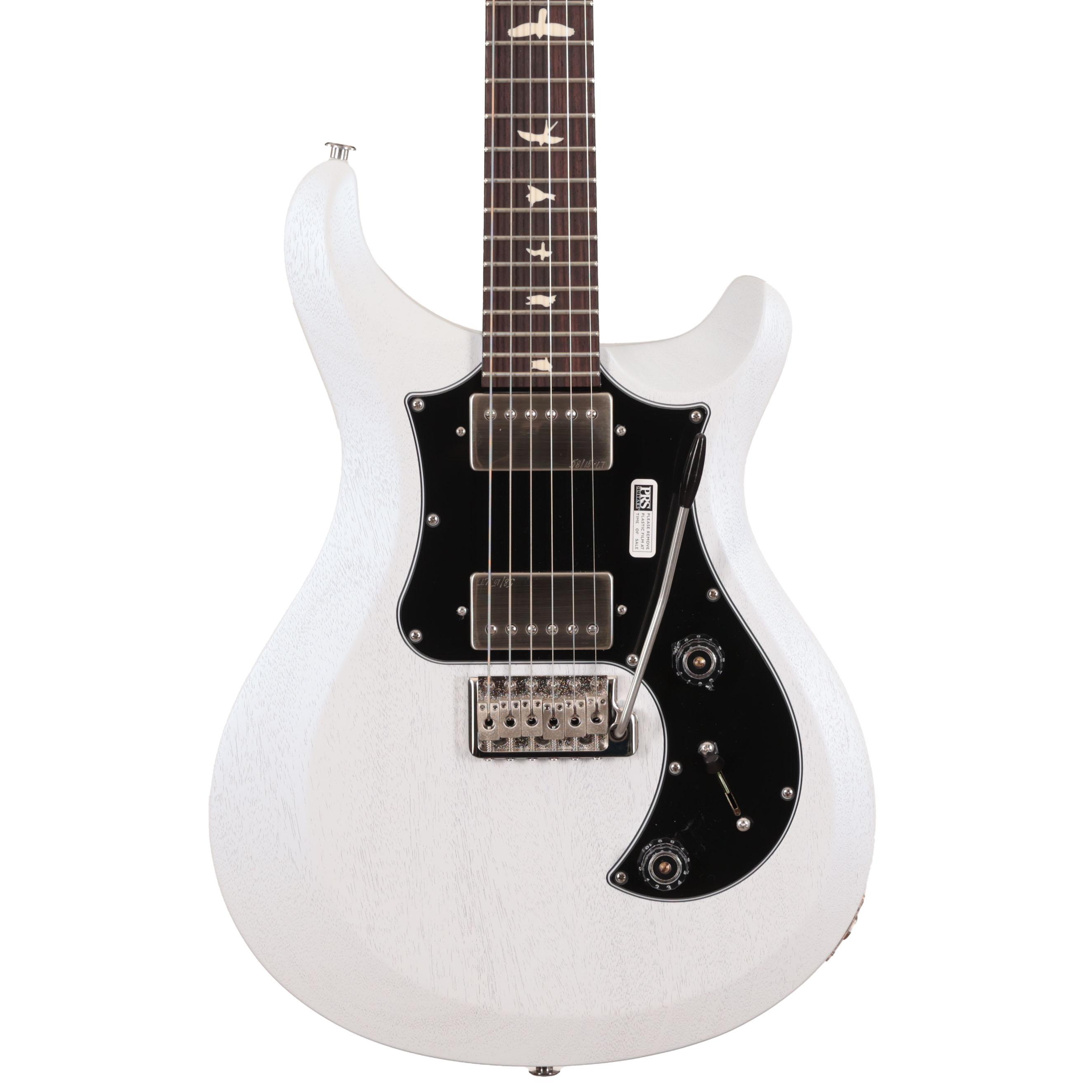 PRS S2 Standard 24 Satin Electric Guitar in Pearl White